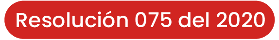 Resolución 075 del 2020