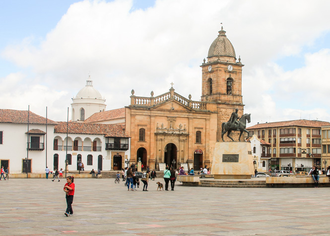 Plaza de Bolívar de Tunja