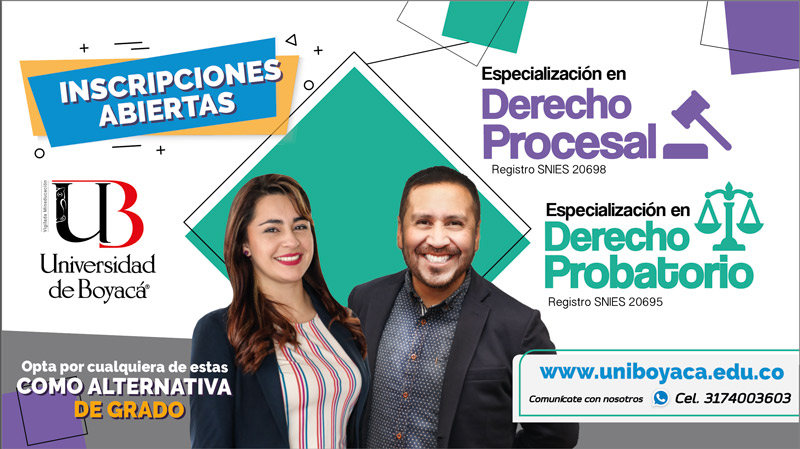 Inscripciones abiertas Postgrados Fac. Ciencias Jurídicas y Sociales