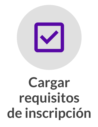 cargar requisitos