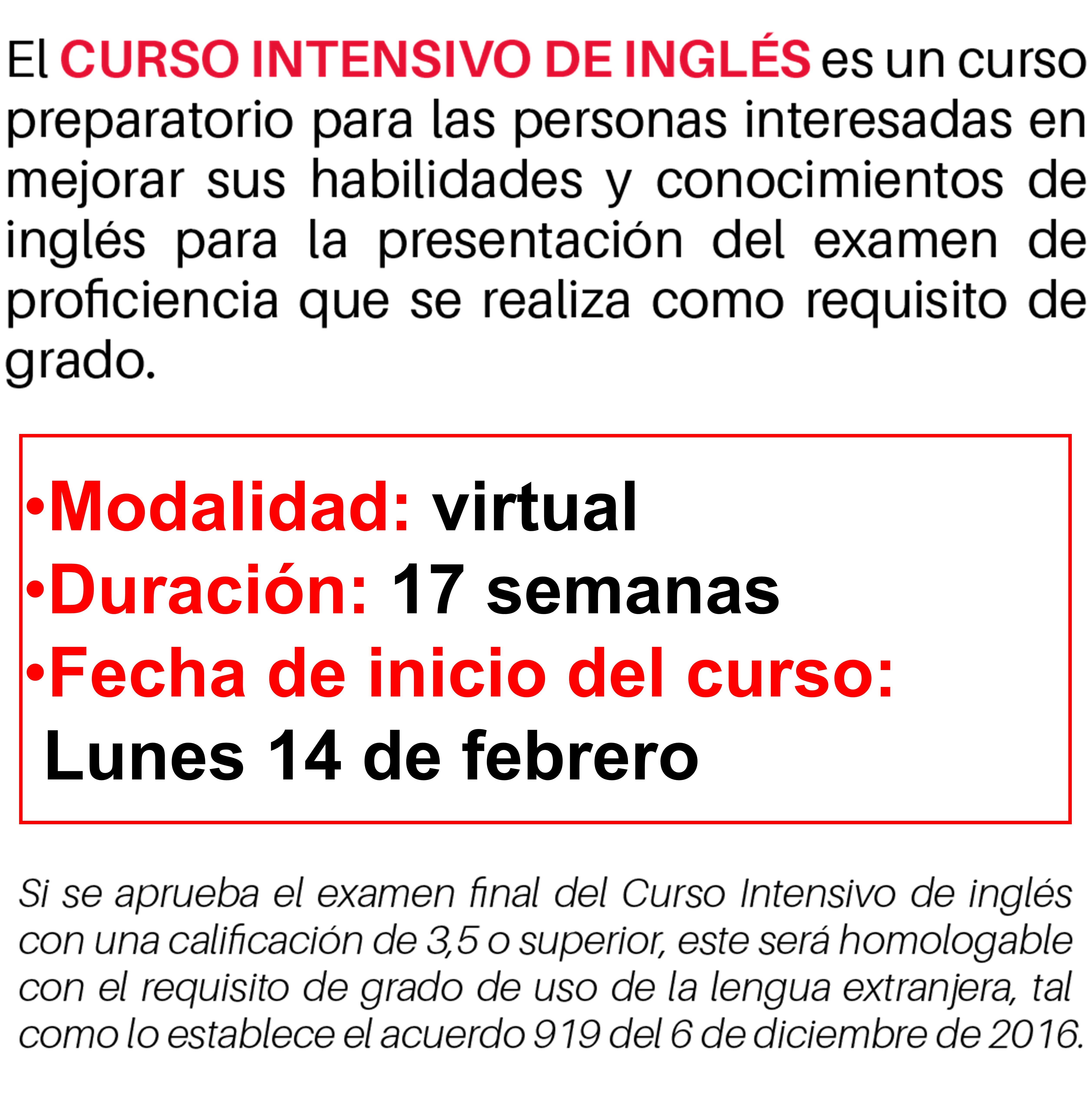 curso intensivo 1