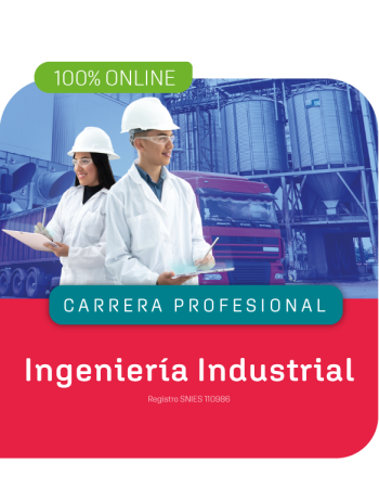 Carrera profesional Ingeniería Industrial 100% Virtual