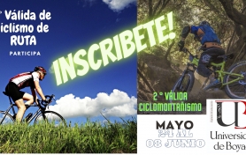 Válida UdB: Ciclismo de Ruta y de Montaña