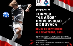Torneo de Fútbol 7 - Universidad de Boyacá "42 Años"
