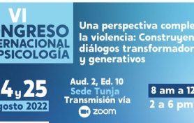 VI Congreso Internacional de Psicología una perspectiva compleja de la violencia