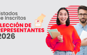 Listado de personas inscritas para la representación de los estamentos ante los diferentes órganos colegiados.