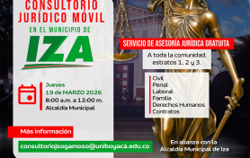 Consultorio Jurídico Móvil en el Municipio de Iza