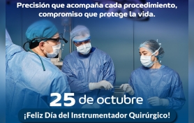 ¡Feliz Día del Instrumentador Quirúrgico!