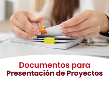 Documentos para presentación  de proyectos