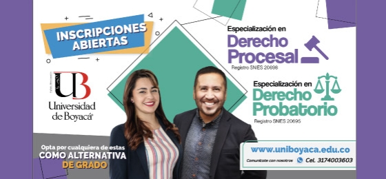 Inscripciones abiertas Postgrados Fac. Ciencias Jurídicas y Sociales