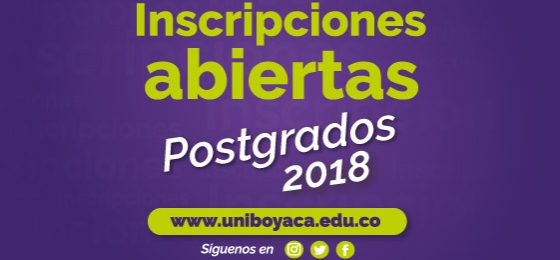 Inscripciones abiertas Programas de Postgrado