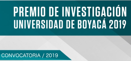 Premio de Investigación - 2019 