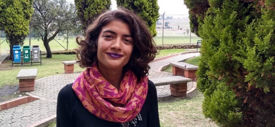 Camila Barey en la Universidad de Boyaca