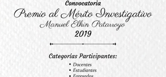 Premio al Mérito Investigativo - Manuel Elkin Patarroyo 