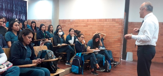 Actividad de atención y Coordinación con estudiantes de practica del Programa de Bacteriología y Laboratorio Clínico