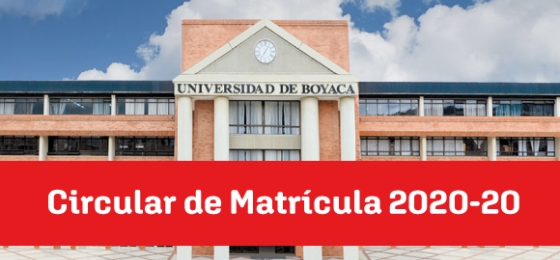 Circular de Matrículas 2020-20