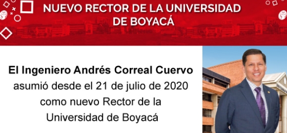  Nuevo Rector de la Universidad de Boyacá