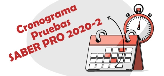 Cronograma PRUEBAS SABER PRO 2020-2