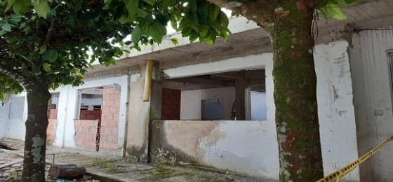 Así quedó la obra del puesto de salud