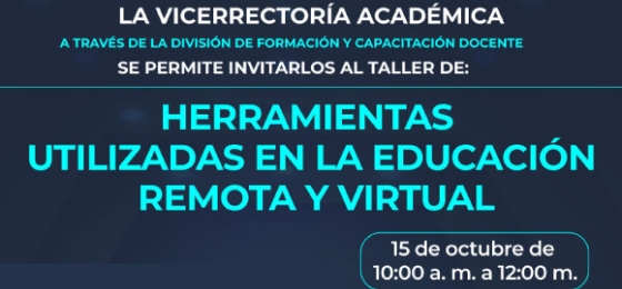 Taller Herramientas utilizadas en educación remota y virtual