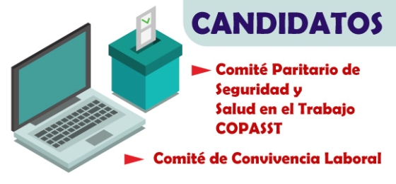 Candidatos comité Paritario y Convivencia UdB