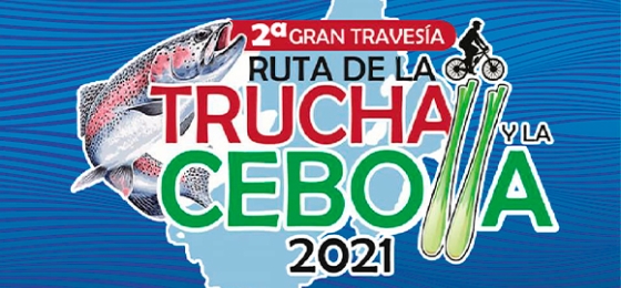 Poster oficial de la Ruta de la Trucha y de la Cebolla 2021 vía Facebook, Aventureros del Lago MTB.