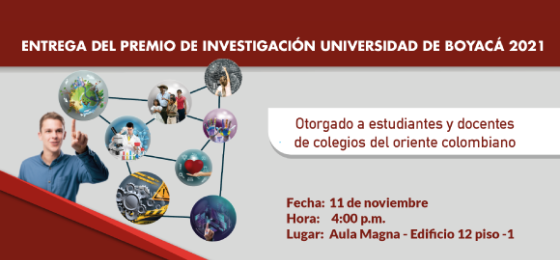 UdB Entregará el Premio de Investigación 2021 a Estudiantes y Docentes de Colegios del Oriente Colombiano