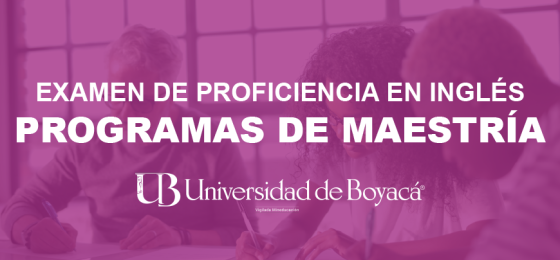 Examen de Proficiencia en inglés - Programas de Maestría 28 de mayo de 2022