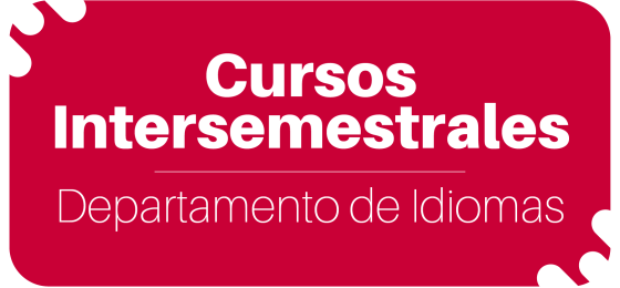 Cursos intersemestrales Departamento de Idiomas