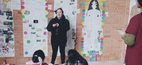 Estudiantes de Comunicación Social y Pedagogía Infantil exponen la corpografía “Mapeando el territorio del Cuerpo”