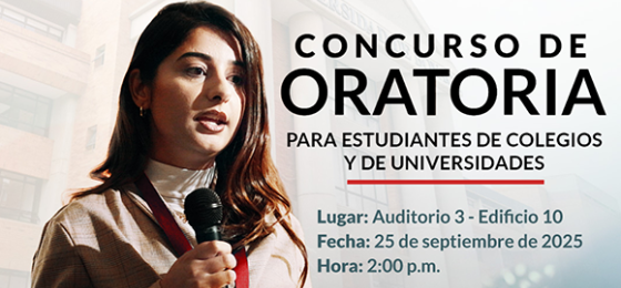Concurso de Oratoria para estudiantes de Colegios y Universidades