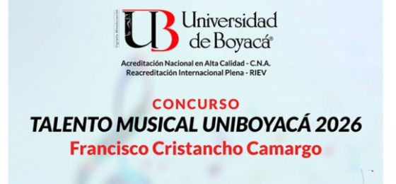 Segunda edición del Concurso Talento Musical “Francisco Cristancho Camargo”