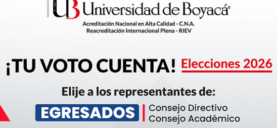 ¡Egresado tu voto cuenta!