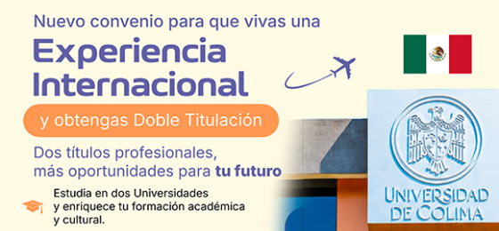 Nuevo convenio para que vivas una experiencia internacional
