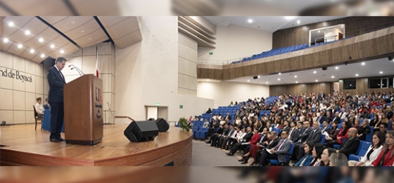 Universidad de Boyacá conmemoró su cuadragésimo séptimo aniversario con un Acto Académico