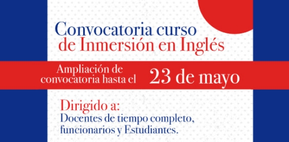 Convocatoria Curso de Inmersión en Inglés