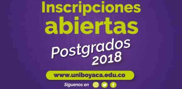 Inscripciones abiertas Programas de Postgrado