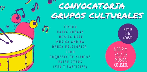 Convocatoria Grupos Culturales 