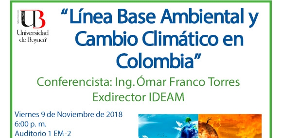 Conferencia "Línea Base Ambiental y Cambio Climático"