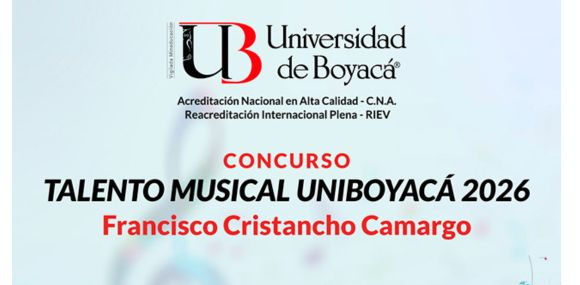 Segunda edición del Concurso Talento Musical “Francisco Cristancho Camargo”