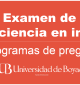 Examen de Proficiencia en inglés - Programas de Pregrado 7 de marzo de 2024