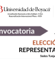 Último Plazo para postularse a la convocatoria de elección de representantes.