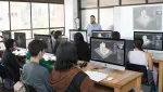 Salas computadores programas especializados en dibujo arquitectónico y renderización